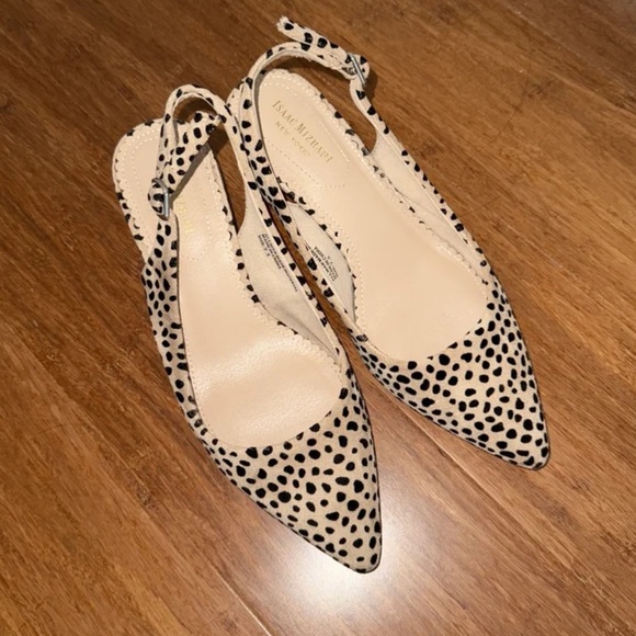 Isaac Mizrahi leopard kitten heel - Picture 1 of 4